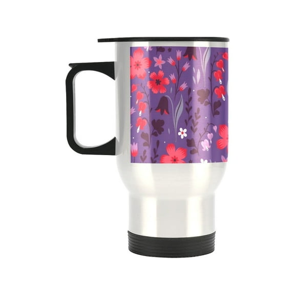 Insulated Stainless Steel Travel Mug - Commuters Cup - Puchsia (14 oz)