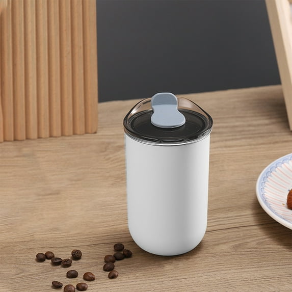 Insulated Stainless Steel Travel Mug Leakproof Coffee Thermo Cup with Temperature Display 316 Liner for Office Commute Hot Beverages Gifts(White)