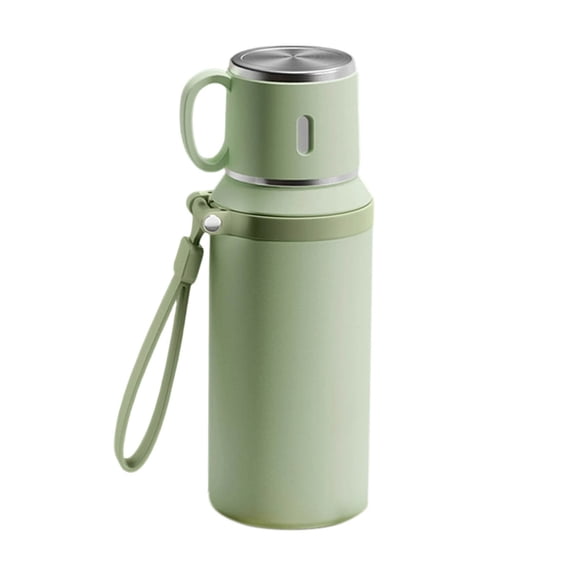 Insulated Stainless Steel Vacuum Bottle with Leakproof Lid for Hot Cold Beverages – Portable Flask for Travel Outdoor Use