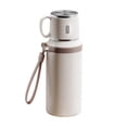thumbnail image 1 of Insulated Stainless Steel Vacuum Flask For Travel Outdoor Hot Cold Beverages Portable With Lid, 1 of 6
