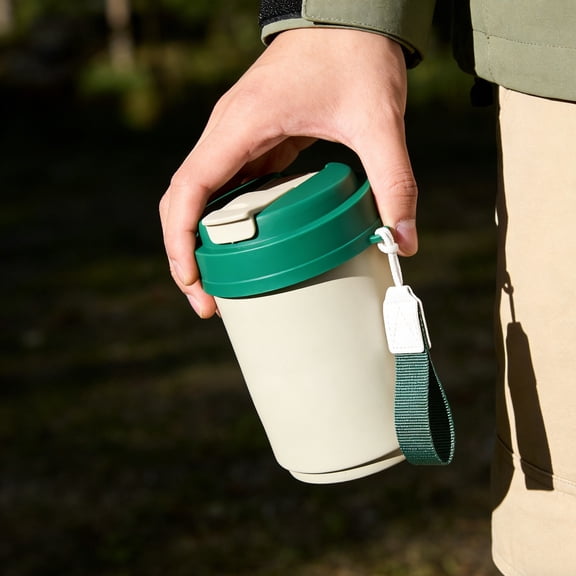Insulated Stainless Steel Vacuum Flask With Leakproof Lid For Travel And Gym Keeping Beverages Hot Or Cold While In Stainless Steel Design For Everyday Use, 15X9CM, Green