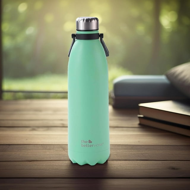 Insulated Stainless Steel Water Bottle 2 Liters, Green Doubled Wall