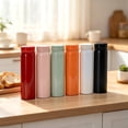 thumbnail image 1 of Insulated Stainless Steel Water Bottle 7 Ounce Red Small Leak Proof Bpa Free Narrow Mouth Mini Travel Water Flask for Home Office Hiking Camping Everyday Use Birthday Gift, 1 of 9