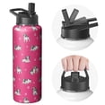 thumbnail image 1 of Insulated Stainless Steel Water Bottle with Cute Dog & Paw Print Design - BPA Free Double Walled 18/8 Food Grade Copper Layer for Sports & Outdoor Activities (Leakproof & Sweat-Free), 1 of 6