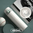 thumbnail image 1 of Insulated Stainless Steel Water Bottle，Double-Wall Vacuum Stainless Steel Reusable Leak & Sweat Proof Sports Water Bottle Dishwasher Safe with Anti-Dust Standard Mouth Lid, 1 of 5