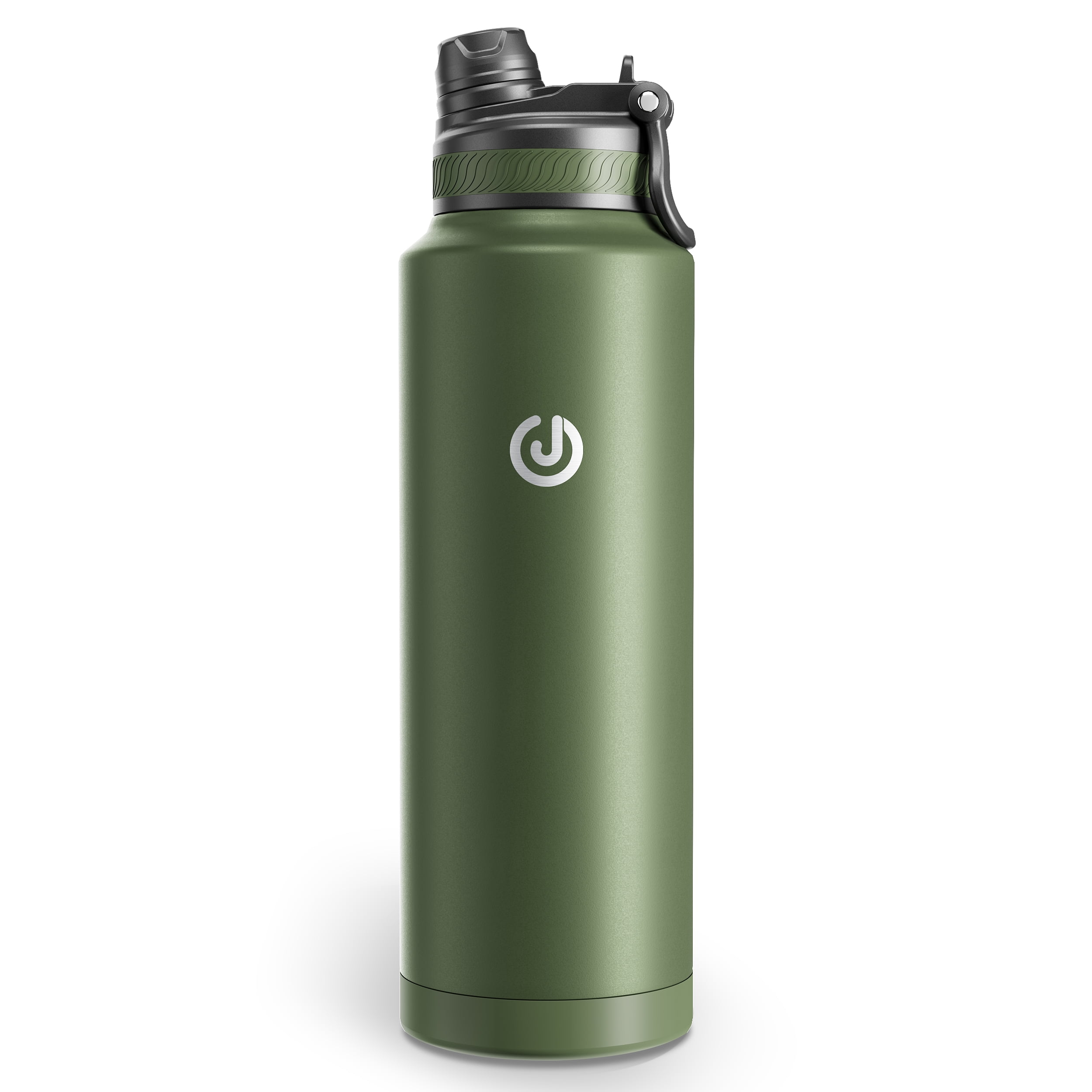 Dynatech Wide Mouth BPA Free 40 Fl oz Green Stainless Steel Water ...