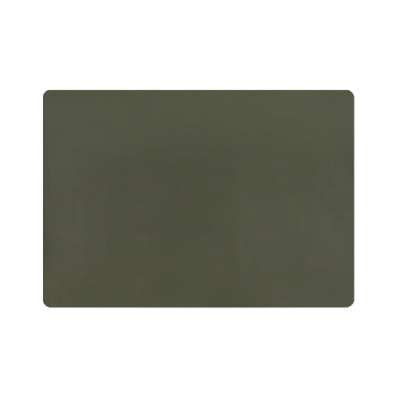 Insulated Table Mat,Placemats PlasticTable Mats Heat Resistant Easy to Clean Wipeable Waterproof Washable Outdoor Placemats for Kitchen Dining Patio Table Decorations,Dinner Plate Mat,Black Green