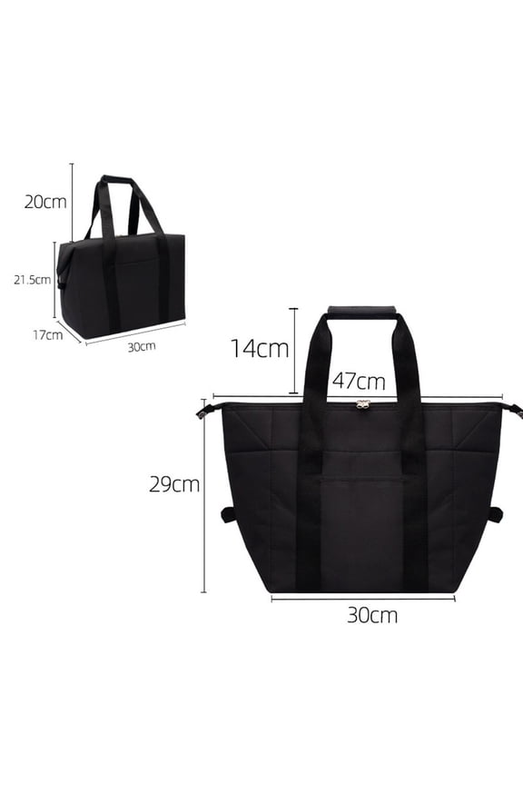 Insulated Thermal Cooler Bag Dirt-proof Easy-to-carry Handle Large Capacity