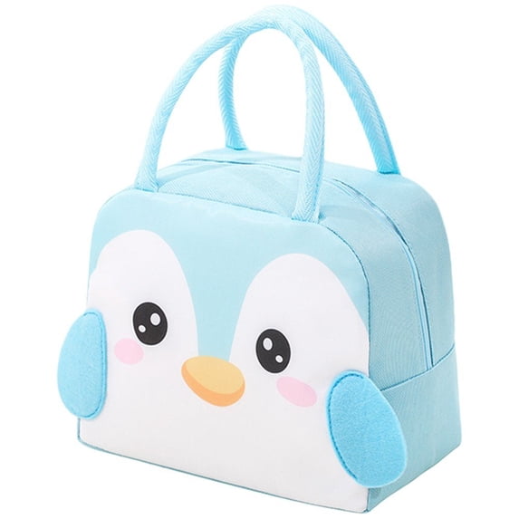 Insulated Thermal Lunch Tote Bag, Small Portable Cooler for Work & Picnics