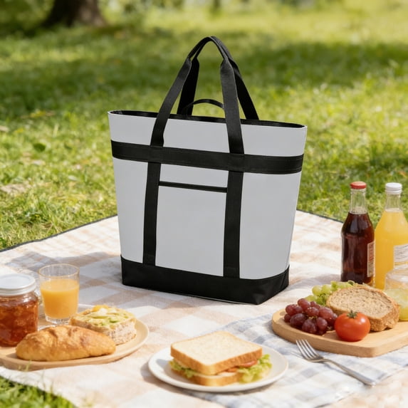 Insulated Tote Bag, Large Size Food Storage Freezer, Waterproof and Foldable, Suitable for Daily Shopping, Picnic, Lunch, Camping, etc