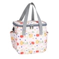 thumbnail image 1 of Insulated Tote Bag | Reusable Lunch Bag Leak Proof Cold Retention | Floral Work Lunch Bag for Adult Use | Great Holiday Gift | Polyester Tropical Pattern Bag, 1 of 6