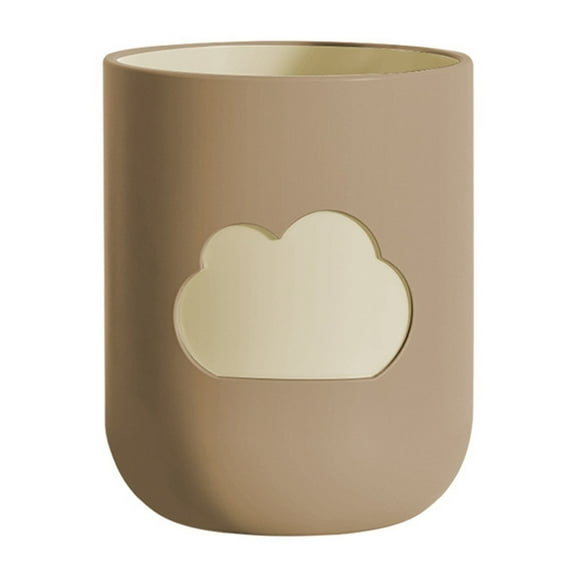 Insulated Tumbler Simple Cloud Mold Plastic Bathroom Cup 1 Pack Drinkware, Matte Smooth Kitchen Gadget, Multipurpose Vessel for Household Rinse Cold Water Storage