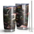 thumbnail image 1 of Insulated Tumbler with Woodland Mushroom Whimsical Mushroom Stainless Steel Travel Mug 20 oz Leak-Resistant Hot & Cold Coffee Cup Perfect for Travelers Work Home School, 1 of 7