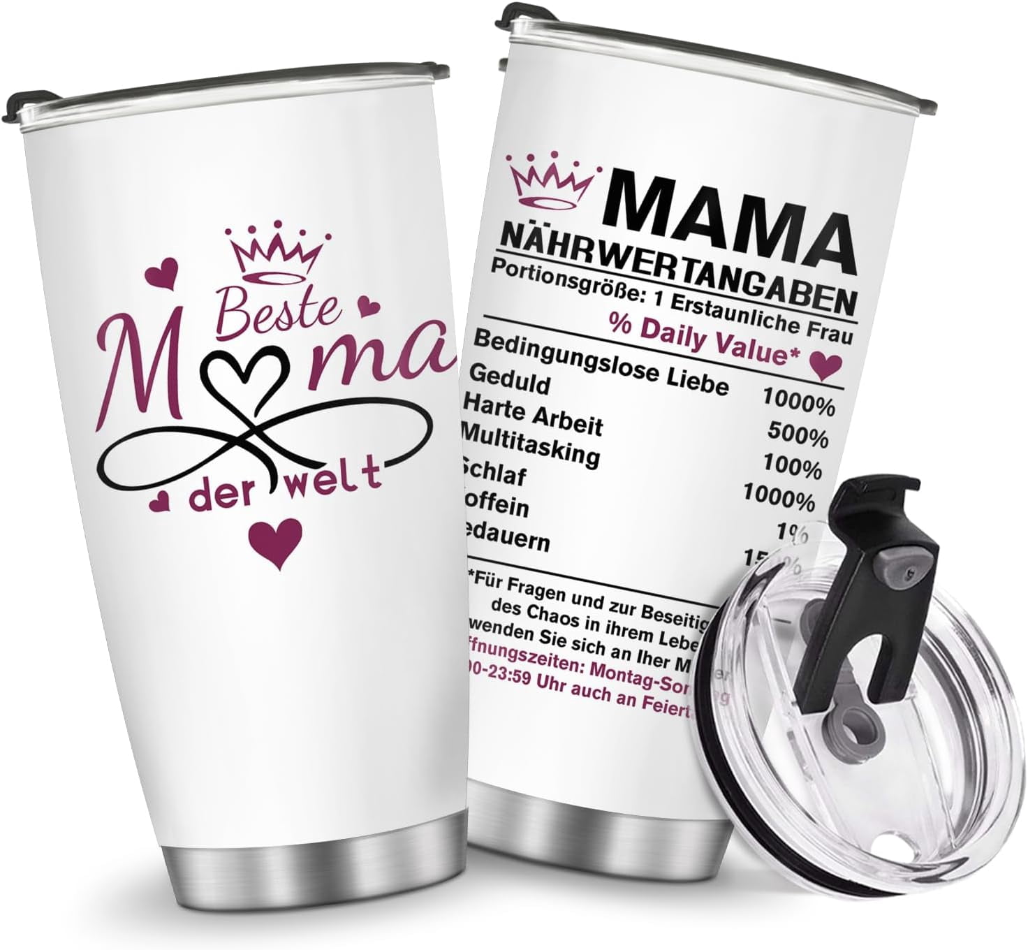 Insulated Tumblers Birthday Gifts for Mom Mother Gifts from Daughter Son Anniversary Mothers Day Present for Wife Women Mug Cup 20oz