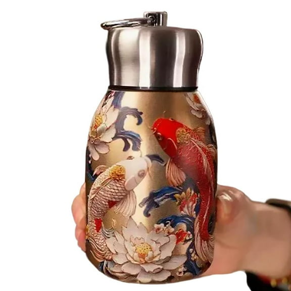 Insulated Tumblers with Lid, Portable Peacock Stainless Steel Vacuum #thermos# Cup, Travel Coffee Mug, Leak Proof Double Walled Coffee Tumbler for Iced and Hot Drinks N4D2