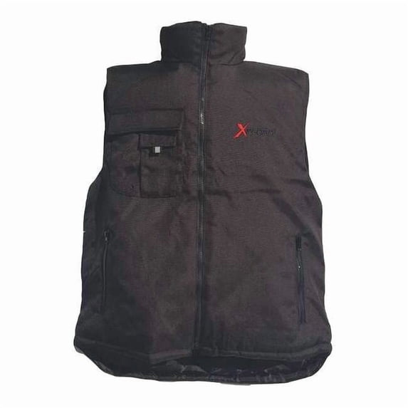 Insulated Vest,Mens,2X,Black 5705-RXL2B