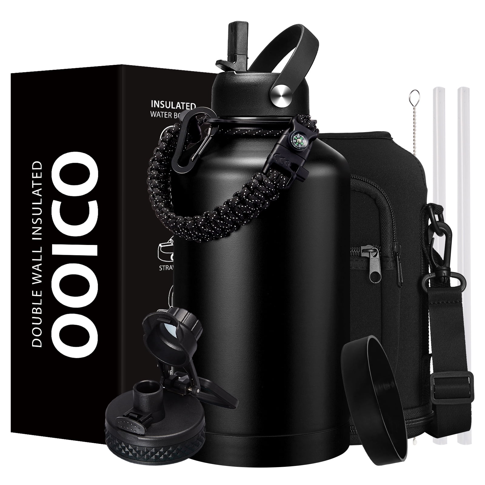 https://i5.walmartimages.com/seo/Insulated-Water-Bottle-64oz-w-Paracord-Handle-Straw-Spout-Lids-Carrier-Bag-Half-Gallon-Sport-Stainless-Steel-Water-Flask_4335b056-da6a-439a-a1cf-62e6d8aaf1c4.bcd4e26ebf30f668009f4e47cad27e30.jpeg