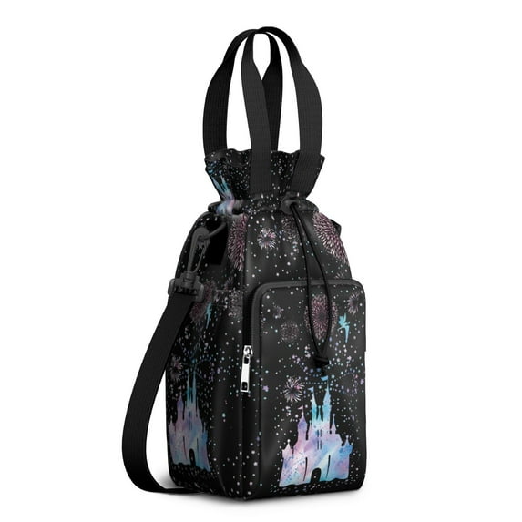 Insulated Water Bottle Carrier Bag Sleeve with Strap Crossbody for 20/24/32/40oz Tumbler,Water Bottle Holder Sling Bag with Pocket Gifts for Women Men Adults