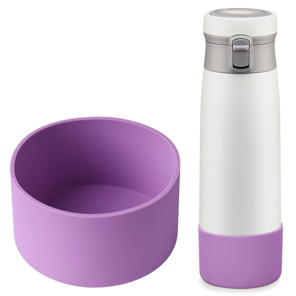 Insulated Water Bottle Cover, Silicone Cup Bottom Protector, Non-Slip Drinking Vessel Sleeve, Durable and Lightweight Water Container Accessory for Everyday Use