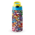 thumbnail image 1 of Insulated Water Bottle Slime Rancher Stainless Steel Cup with Covered Pop-Up Straw for Kids Blue, 1 of 8