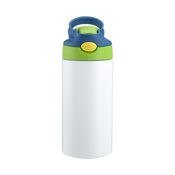 Insulated Water Bottle Stainless Steel Insulated Cup with Straw Leak Proof Kids Cup Toddler Bottle with Handle Portable Drinking Cups for School Travel Boys Girls