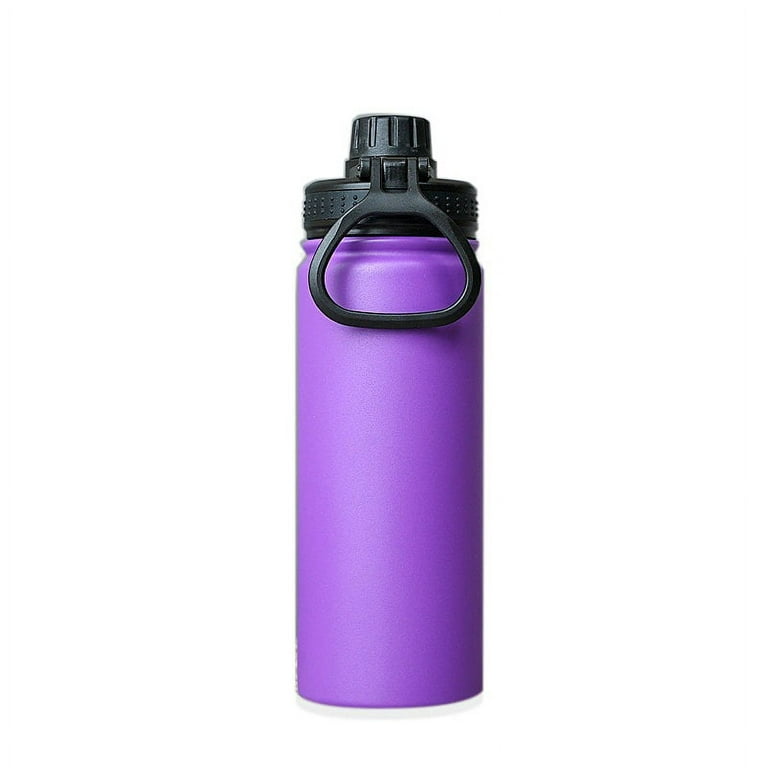 Insulated Water Bottle with Straw, 22 oz Stainless Steel Sport