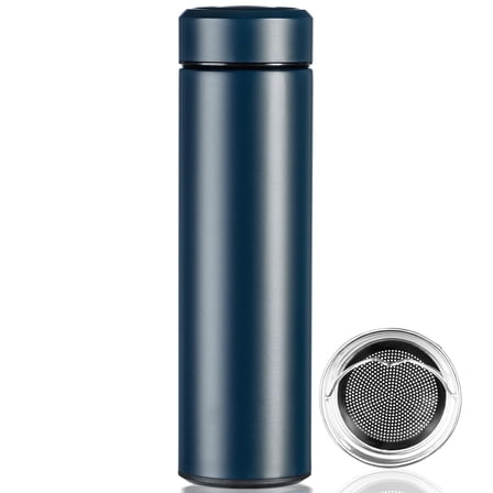 Balaka Insulated Stainless Steel Water Bottle, 17 oz, Blue