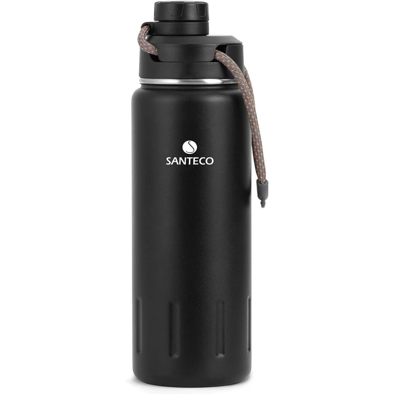 SANTECO Stainless Steel Water Bottles Free Shipping for Yoga Gym