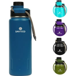Cirkul 12 oz Plastic Water Bottle Starter Kit with Blue Lid and 2 Flavor  Cartridges (Fruit Punch & Mixed Berry)