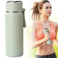 thumbnail image 1 of Insulated Water Bottles, Stainless Steel Metal Water Bottle with Strap, BPA Free Leak Proof Jugs, Mugs, Flasks, Reusable Thermal Flasks for Sports & Travel, 1 Pcs, 9.84x2.95", 1 of 8