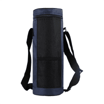 Insulated Wine Bag Water Bottle Carrier Portable Wine Cooler Bag Padded Protection Tote Bag with Shoulder Strap for Travel Picnic Purseharlik