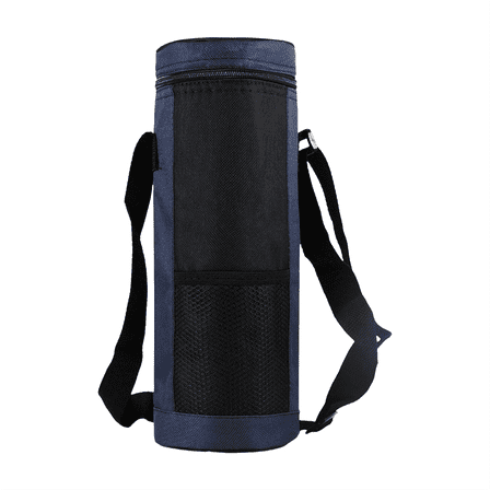 Insulated Wine Bag Water Bottle Carrier Portable Wine Cooler Bag Padded Protection Tote Bag with Shoulder Strap for Travel Picnic Purseharlik