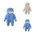 thumbnail image 1 of Insulated Winter Snowsuit, Water-resistant Puffy Jumpsuit for Baby Boys and Toddlers, for Cold Weather Outdoor Play, 1 of 5
