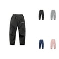 thumbnail image 1 of Insulated Winter Windproof Ski Trousers, Girls Boys Waterproof Lined Snow Pants, Kids Thermal Softshell Hiking Climbing Pants, 1 of 4