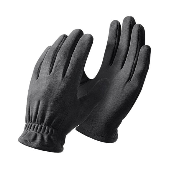 Insulated Winter Work Gloves for Men and Women - Thermal Cold Proof Leather Gloves with Extra Grip, Flexible Warm Gloves for Snow, Outdoor Work, and Harsh Weather