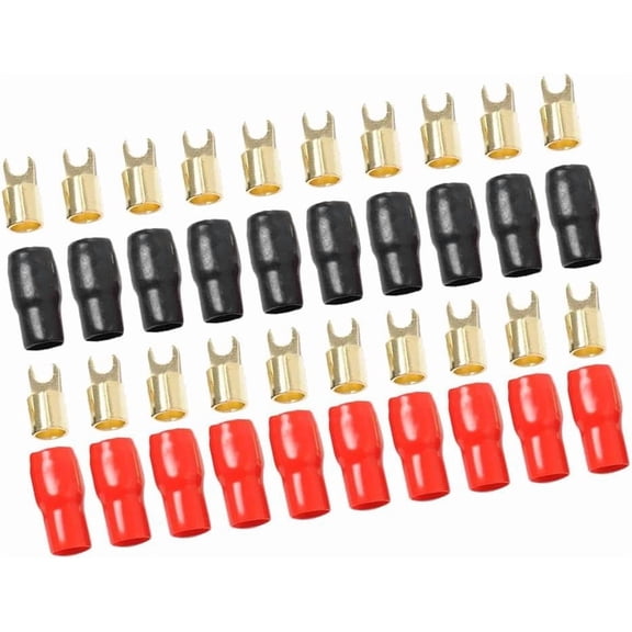 Insulated Wire Heat Shrink Connector Electrical, 10 Pairs, 1/16'' Diameter