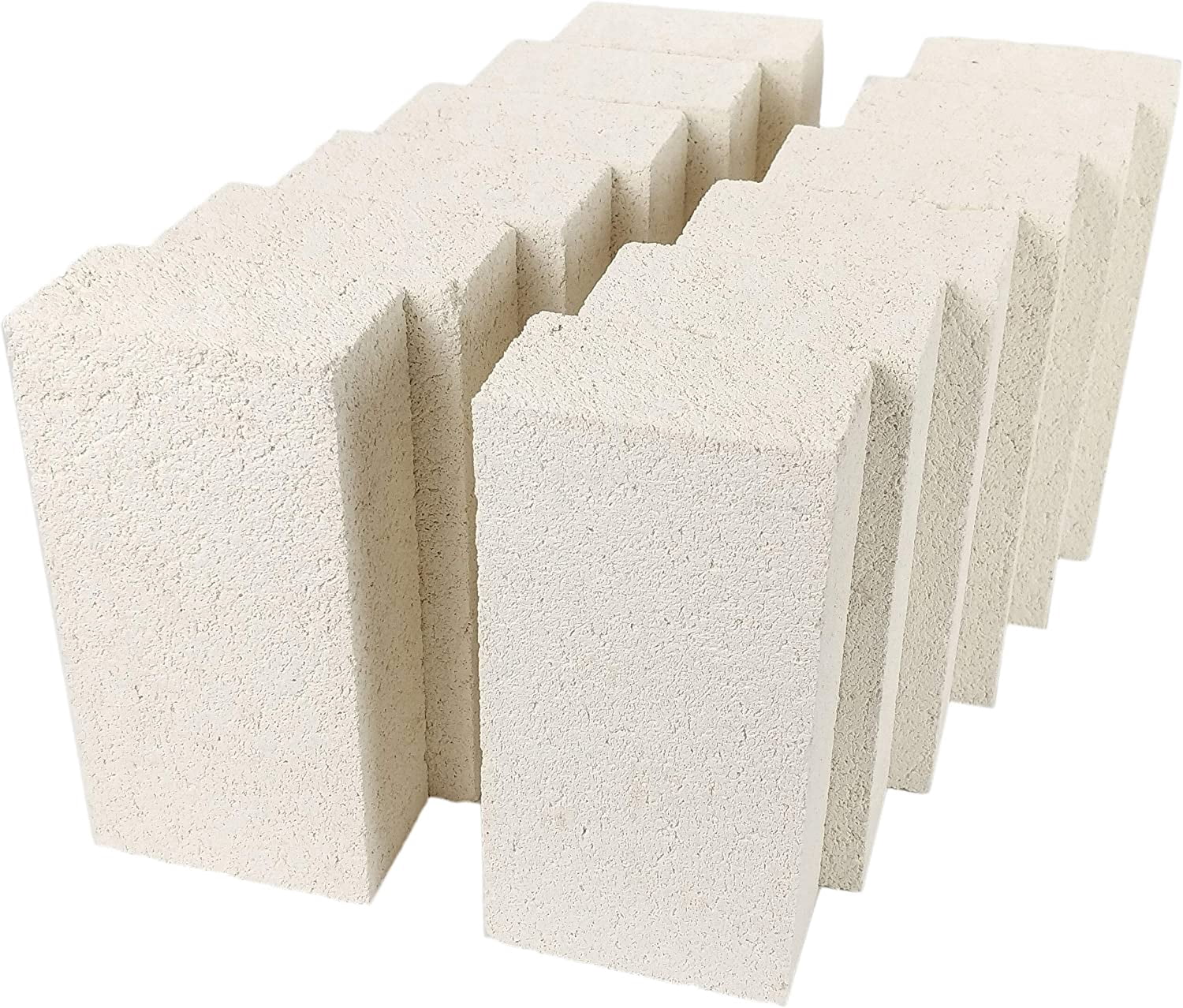 Insulating Fire Brick, 2300F Rated, 12-Pack, 9" x 4.5" x 2.5", 3123T ...