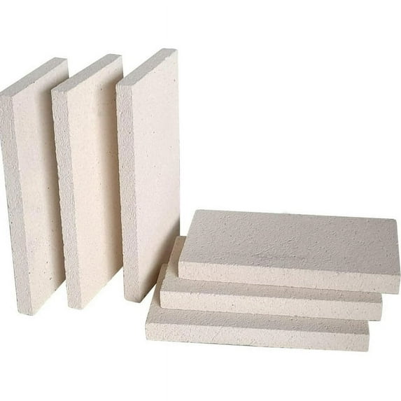 Insulating Fire Bricks , 0.75" x 4.5" x 9" IFB Box of 6 Fire Bricks for Fireplaces, Pizza Ovens, Kilns, Forges