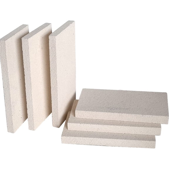 Insulating Fire Bricks, 2500F Rated, 0.75" x 4.5" x 9", 6-Pack
