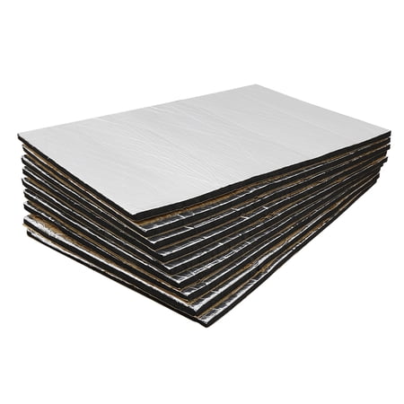 Insulation Mat Sound Deadener Heat Hood Floor Door 9pcs 14.4sqft 50 x 30cm