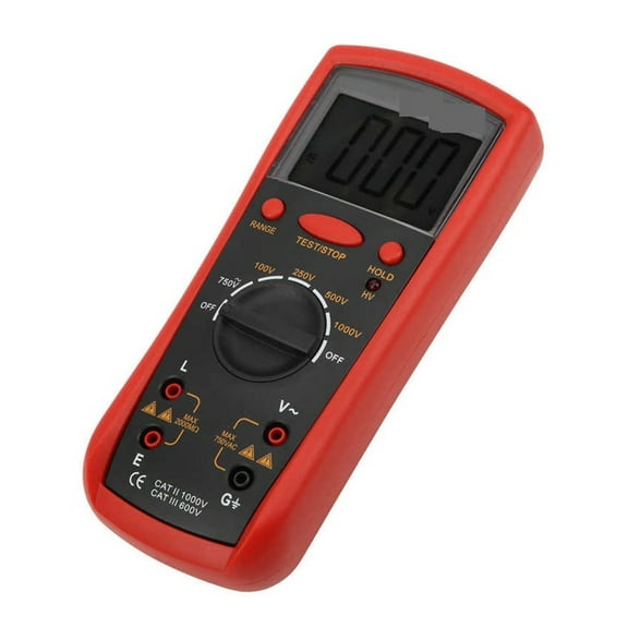 Insulation Resistance Meter Digital Megohm Meter With LCD Display Ohmmeter Insulation Tester