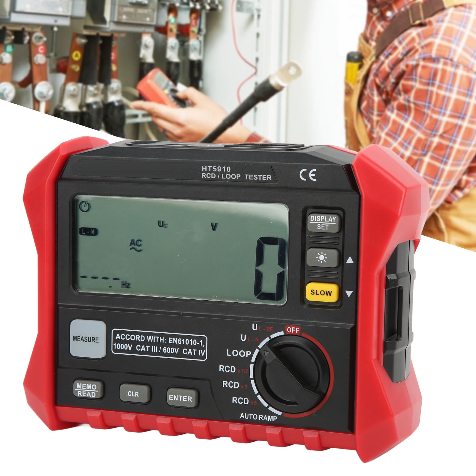 Insulation Resistance Tester,600V RCD Test Multifunctional Full Auto