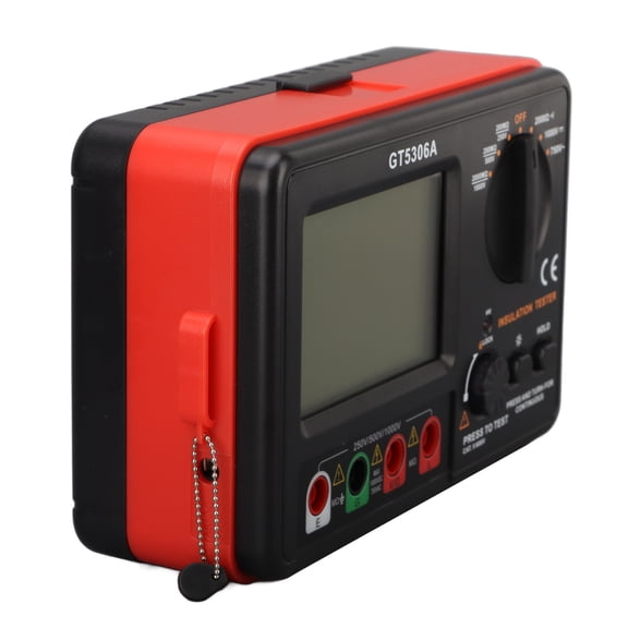 Insulation Resistance Tester, Digital Megohmmeter 1000V with LCD Display