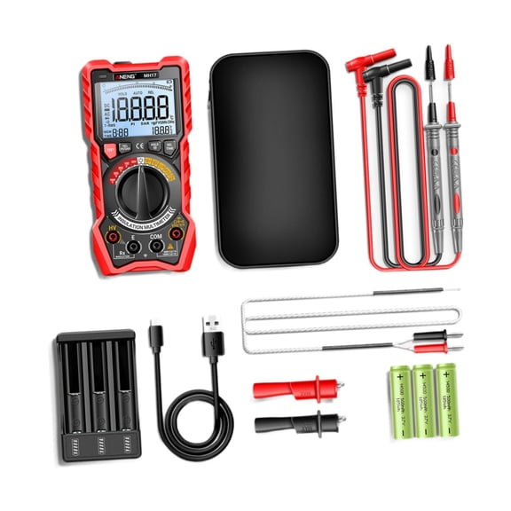 Insulation Resistance Tester Digital Multimeter Voltage Tester High Precision ABS Body for Electric Box Troubleshooting