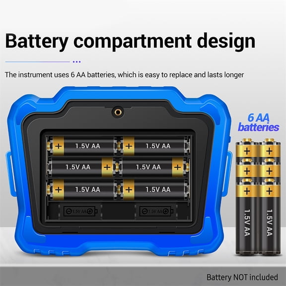 Insulation Resistance Tester Megohmmeter Insulation Resistance Tester 100V/ 250V/ 500V/ 1000V Resistance Tester with LCD Backlight Digital Display Screen