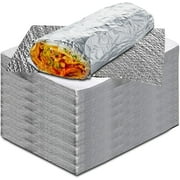 Insulation Sandwich Wrapping Paper Aluminum Foil Sheets - Aluminum Foil Sandwich Wrap Sheets For Sandwich Wraps, Burritos and BBQ