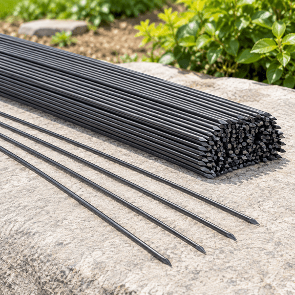 Insulation Support Wire 16 Inch, 100 Pack - Rods for On-Center Joists, Attic Batt Retainers, Ceiling & Basement, Carbon Steel