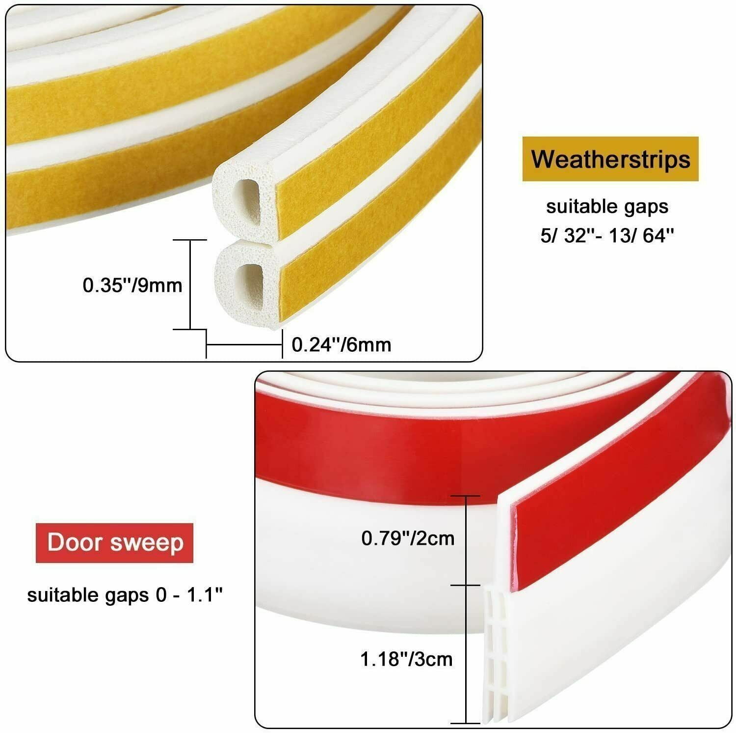 Insulation Weather Proof Doors and Windows Soundproofing Seal Strip with Rubber