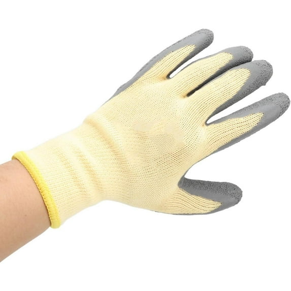 Insulation Work Gloves - Flame Retardant, 400V Voltage Resistant Rubber Electrician Gloves with Non Slip Texture in Nylon Fabric for Electric Maintenance, Instrument