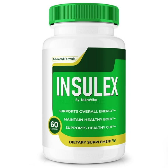 Insulex Natural Daily Pill Formula Designed to Align with Fitness Goals, Support an Active Lifestyle & Body Balance | Just 2 Easy-to-Swallow Pills Daily (60 Capsules)